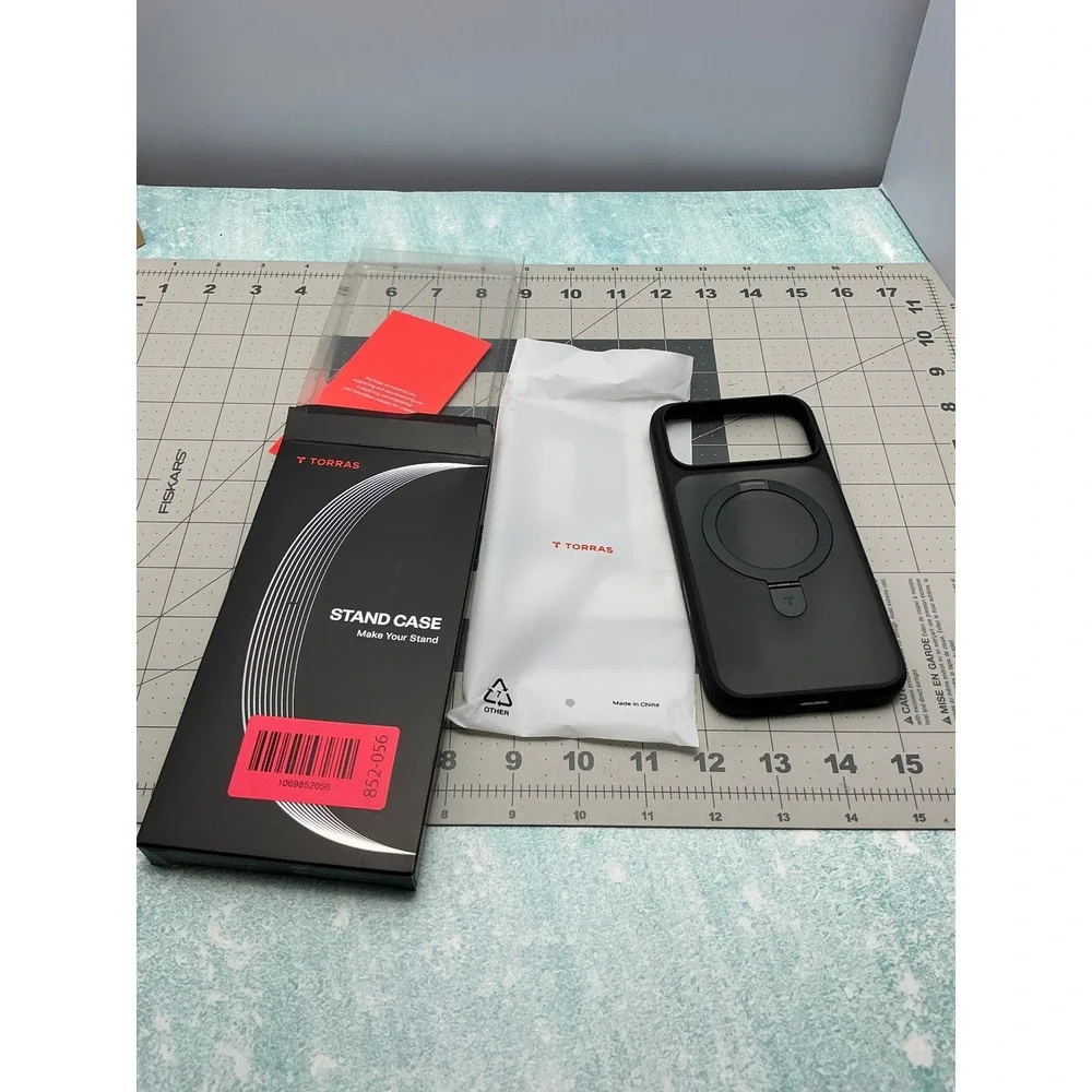 TORRAS Ostand Magnetic Stand‎ Case for iPhone 17Pro Max Black
